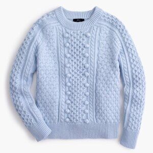 Brand New J. Crew Popcorn Cable Knit Sweater